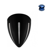 Black "Billet" Style Groove Headlight H4 Bulb #32665 HEADLIGHT Black