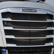 430 SS GRILLE SURROUND WITH HOOD TILT HANDLE FOR 2018-2024 FREIGHTLINER CASCADIA #29152 Grille Surround Gray