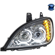 HIGH POWER LED PROJECTION HEADLIGHT FOR 2001-2020 FREIGHTLINER COLUMBIA (Choose Color) (Choose Side) LED Headlight Chrome / Driver's Side,Chrome / Passenger's Side,Black / Driver's Side,Black / Passenger's Side Dark Slate Gray