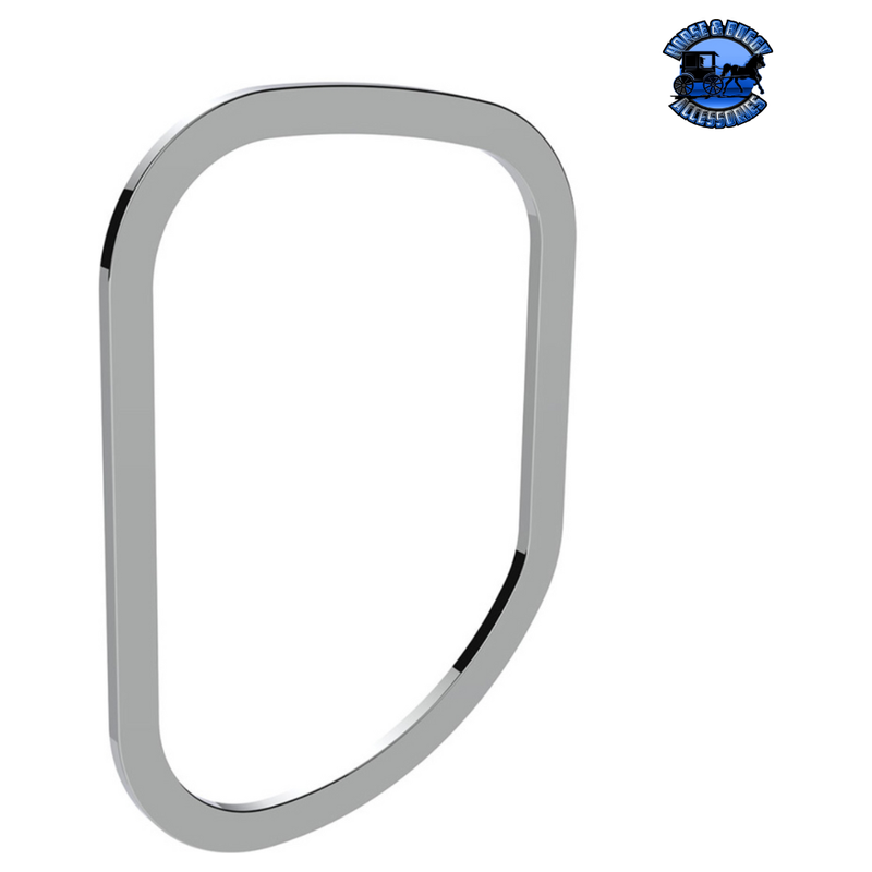 Chrome Exterior View Window Trim For Freightliner #40899 Exterior Window Trim Dark Gray