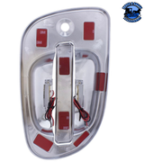 6 AMBER LED CHROME DOOR HANDLE COVER FOR 2008-2017 FREIGHTLINER CASCADIA (Choose Side) LED DOOR HANDLE COVER Driver's Side,Passenger's Side Gray