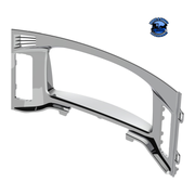 CHROME PLASTIC CENTER DASH INSTRUMENT BEZEL FOR 2018-2023 FREIGHTLINER CASCADIA #42427 FREIGHTLINER CASCADIA Gray