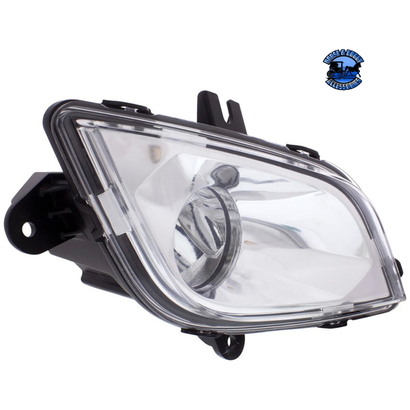 HIGH POWER LED FOG LIGHT FOR 2018-2024 FREIGHTLINER CASCADIA (Choose Color) (Choose Side) Led Light Chrome / Driver's Side,Chrome / Passenger's Side,Black / Driver's Side,Black / Passenger's Side Light Gray