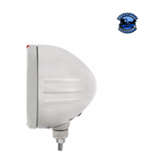 STAINLESS STEEL CLASSIC STRIPE HEADLIGHT NO BULB WITH LED SIGNAL (Choose Color) HEADLIGHT Amber,Clear Light Gray