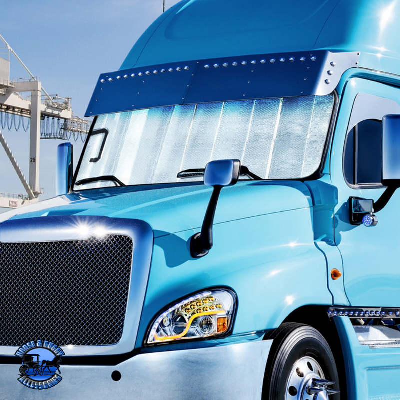 WINDSHIELD SUNSHADE FOR 2008-2017 FREIGHTLINER CASCADIA #98997 Windshield Sunshade Sky Blue