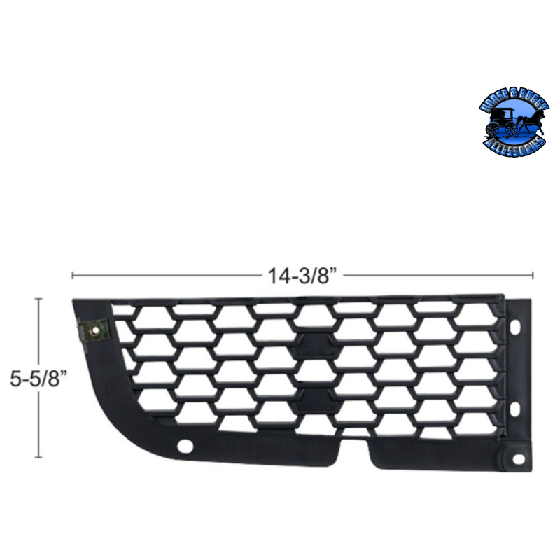 BUMPER MESH FOR 2018-2024 FREIGHTLINER CASCADIA (Choose Side) Bumper Mesh Driver's Side,Passenger's Side Dark Slate Gray