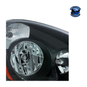 Blackout Headlight Set For 2008-2017 Freightliner Cascadia (Pair) #31207 headlight Dark Slate Gray