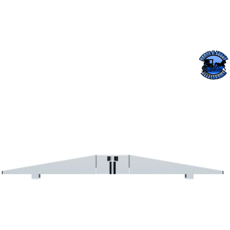 Chrome Plastic Center Top A/C Defroster Vent For Freightliner Classic (1989-2010) & FLD (1989-2009) #41111 A/C Vent Light Gray