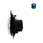 5 LED Headlight With Black Center Bar For 1996-2005 Freightliner Century #31140 LED Headlight Light Gray