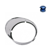 CHROME INNER HEADLIGHT BEZEL FOR 1996-2010 FREIGHTLINER CENTURY (Choose Side) Inner Headlight Bezel Driver's Side,Passenger's Side Gray