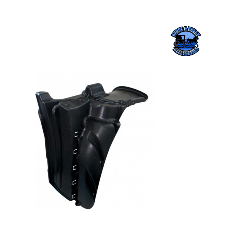 CAB SPLASH GUARD FOR 2008-2017 FREIGHTLINER CASCADIA (Choose Side) Cab Splash Guard Passenger's Side Black