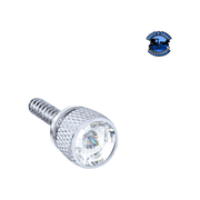 DASH SCREW WITH VARIOUS COLOR CRYSTAL FOR 2008-2017 FREIGHTLINER CASCADIA (Choose Color) Dash Screw Clear Light Gray