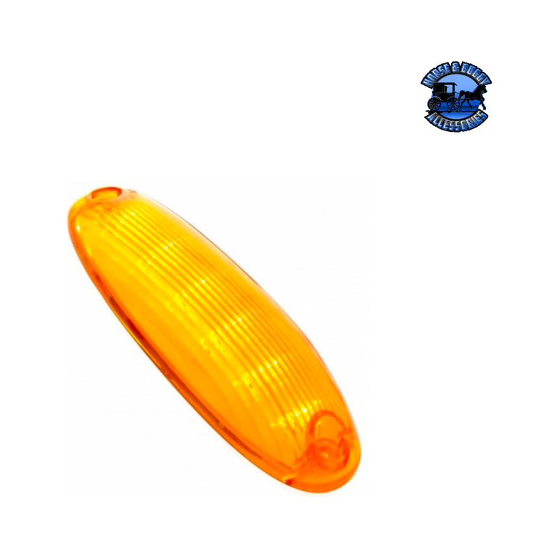 6 Amber LED Cab Light For 2008-2017 Freightliner Cascadia (Choose Color) LED Cab Light Amber,Clear Orange