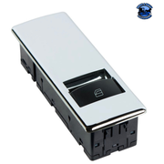 CHROME DOOR SWITCH COVER FOR 2018-2024 FREIGHTLINER CASCADIA (Choose Side) Door Switch Covers Driver's Side / Power Window Mirror & Door Lock,Driver's Side / Power Window & Mirror,Passenger's Side / Power Window & Door Lock,Passenger's Side / Power Window Light Gray