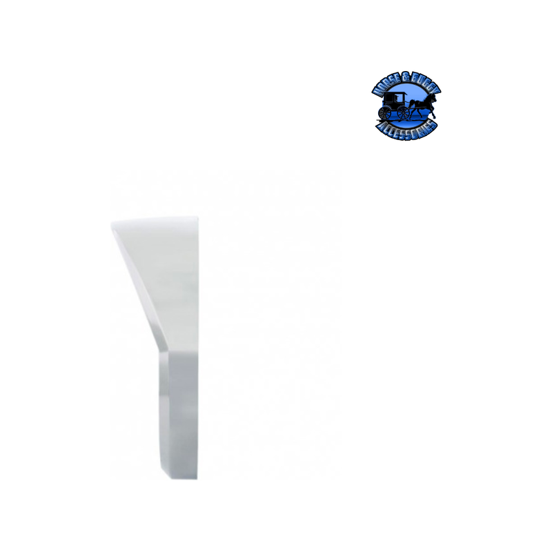 Chrome Plastic Speed/Tachometer Gauge Bezel With Visor For 2008-2017 Freightliner Cascadia #42371 Gauge Bezel Light Gray