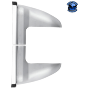 CHROME MIRROR POST COVER FOR 2008-2017 FREIGHTLINER CASCADIA #42373 Mirror Post Cover Gray