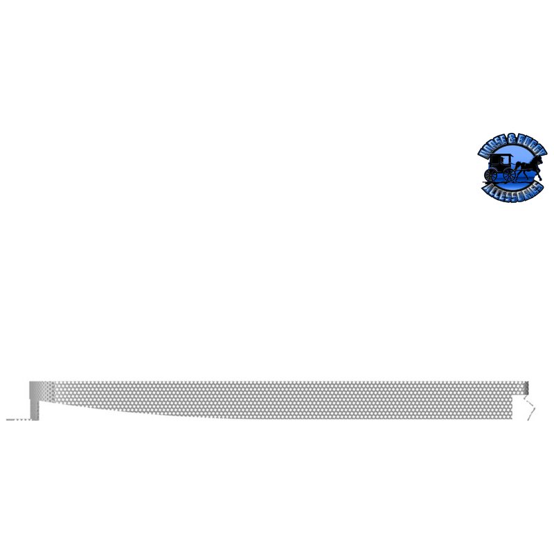 Chrome Door Speaker Mesh Cover For Freightliner Century (2003-2008), & Columbia (2007-2014) #40880 Door Speaker Mesh Gray