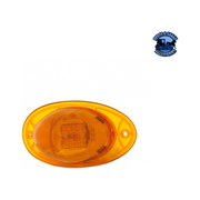 7 LED TURN SIGNAL LIGHT FOR 2008-2017 FREIGHTLINER CASCADIA - DOME LENS, AMBER LED/CLEAR LENS (Choose Color) TURN SIGNAL Amber,Clear Chocolate