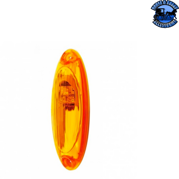 Dark Orange 3 AMBER LED REFLECTOR CAB LIGHT FOR 2008-2017 FREIGHTLINER CASCADIA (Choose Color) cab light Amber,Clear