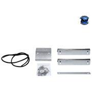 430 STAINLESS STEEL BUG SHIELD WITH HOOD TILT HANDLE FOR 2018-2024 FREIGHTLINER CASCADIA #29150 BUG SHIELD Gray