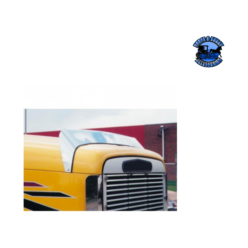 430 SS Bug Deflector For Freightliner FLD 120/112 #29093 BUG SHIELD Dark Slate Gray