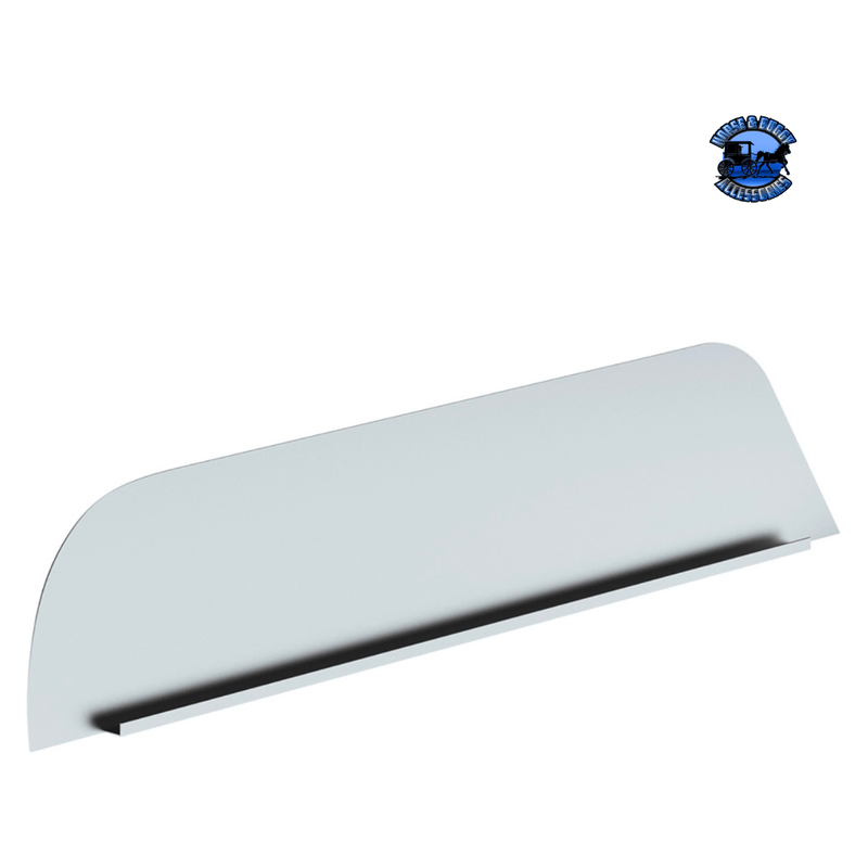 Stainless 6" Chopped Window Trim For 2008-2017 Freightliner Cascadia #29099 Window Trim Light Gray