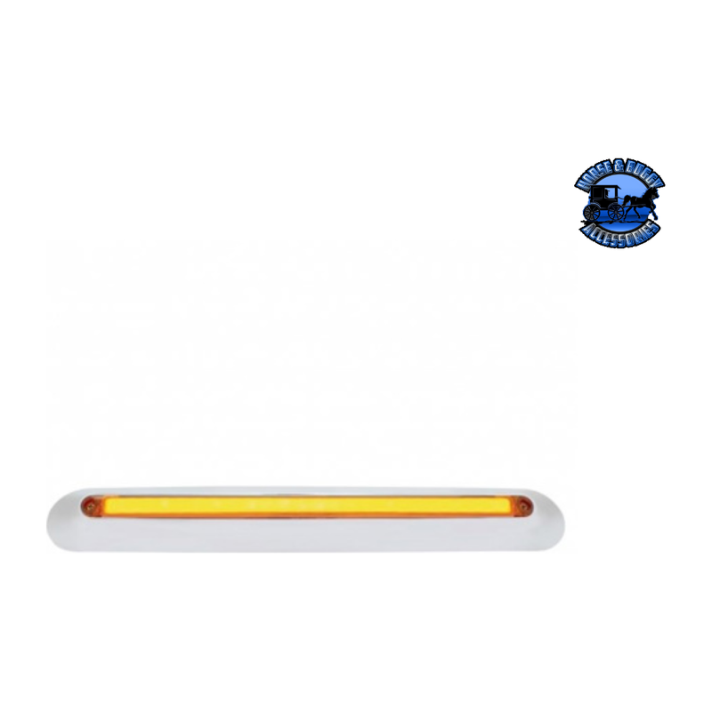 2005+ FREIGHTLINER 24 LED GLOLIGHT MIRROR LIGHT BAR (Choose Color) Mirror Light Bar Amber,Clear Light Gray