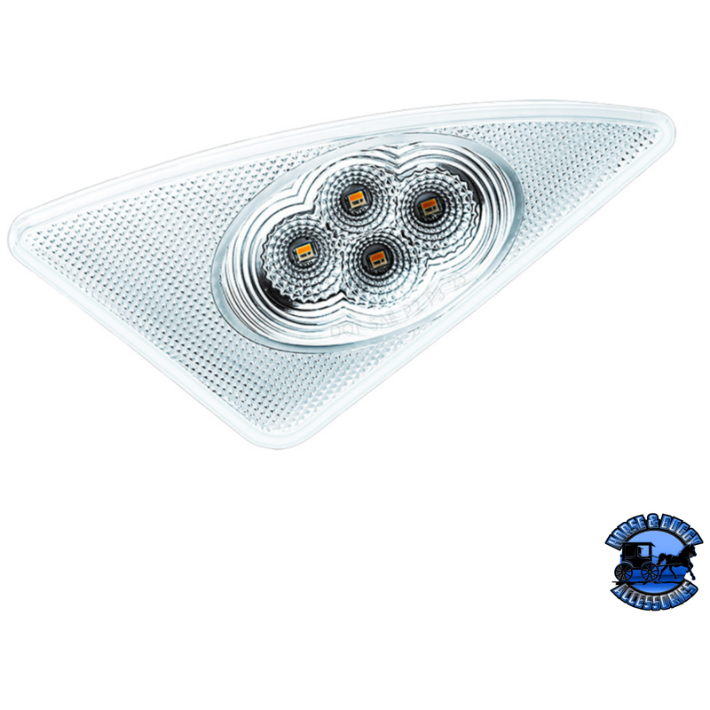 DOUBLE FURY 4 LED FENDER SIGNAL LIGHT FOR 2008-2017 KENWORTH T660 (Choose Color)(Choose Side) FENDER LIGHT Amber and Blue / Driver's Side,Amber and Blue / Passenger's Side,Amber and Green / Driver's Side,Amber and Green / Passenger's Side,Amber and Red / Driver's Side,Amber and Red / Passenger's Side,Amber and White / Driver's Side,Amber and White / Passenger's Side Lavender