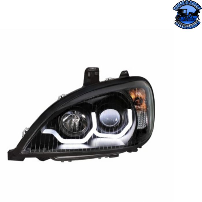 Dark Slate Gray PROJECTION HEADLIGHT WITH LED POSITION LIGHT FOR 2001-2020 FREIGHTLINER COLUMBIA (Choose Color) (Choose Side) HEADLIGHT Black / Driver's Side,Black / Passenger's Side,Chrome / Driver's Side,Chrome / Passenger's Side