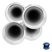 4 TRUMPET MINI TRAIN HORN (Choose Finish) TRAIN HORN Chrome,Black Gray