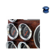 Small Gauge Bezel WithVisor For 2008-2017 Freightliner Cascadia #42333 Gauge Bezel Dark Slate Gray