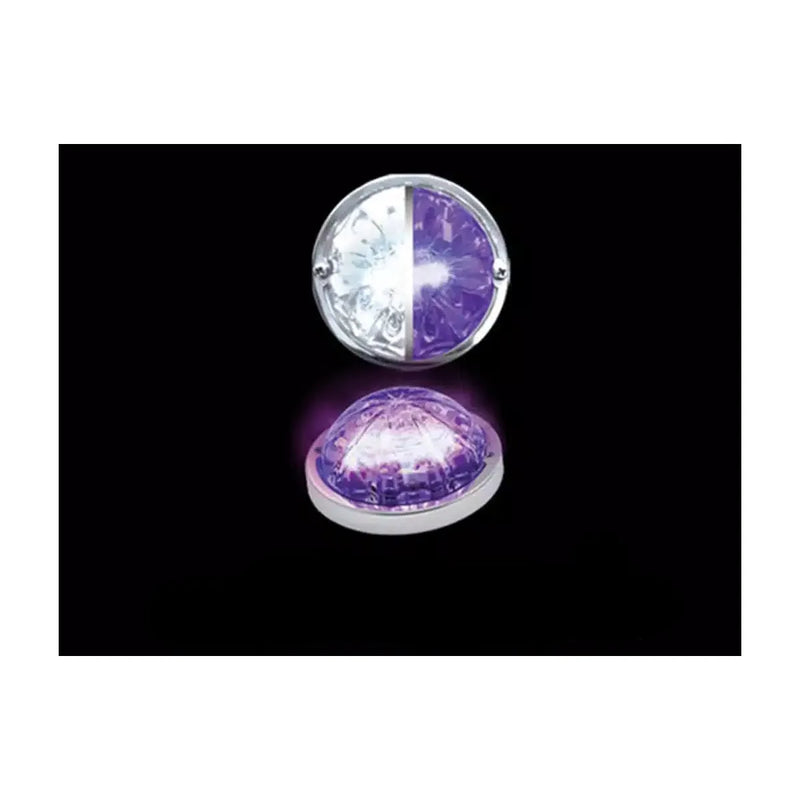 Roadworks Lo-Pro Hero Watermelon LED Marker Light (Choose Color) White & Purple/Clear Black