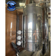 PETERBILT FRONT BREATHER PANELS-3 WATERMELON TIGHT ON BOTTOM (sold in pairs) #1750 AIR CLEANER BRACKET Dim Gray