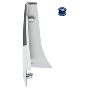 CHROME PLASTIC FUEL TANK FAIRING TRIM FOR 2018-2024 FREIGHTLINER CASCADIA #42424 FREIGHTLINER CASCADIA Light Gray