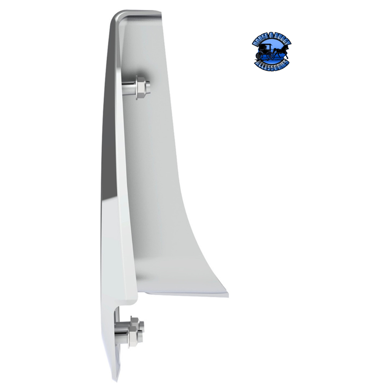 CHROME PLASTIC FUEL TANK FAIRING TRIM FOR 2018-2024 FREIGHTLINER CASCADIA #42424 FREIGHTLINER CASCADIA Light Gray