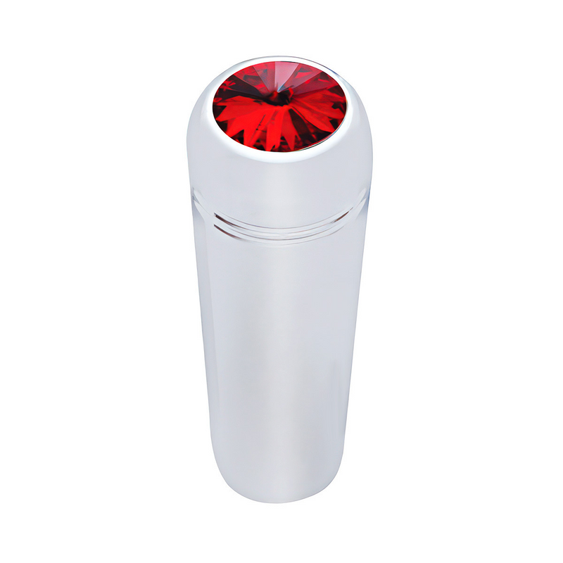 1-7/8" Short Aluminum Toggle Switch Extension With Crystal For Kenworth - Red Crystal