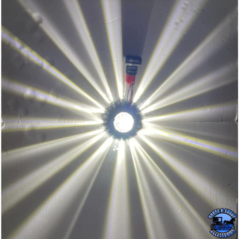 3 wire 3157 bulb-Sealed clear lens glass watermelon kit (bulb not included) #nu-3157-lc watermelon glass lens Dim Gray