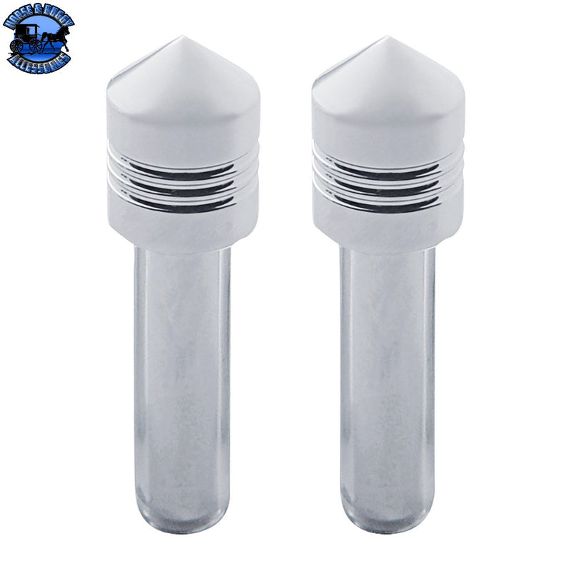 UP-40180 Chrome Door Lock Knob - Pointed (2pc/set)
