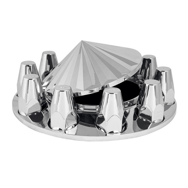 40202 Chrome Plastic ABS Front Axle Cover Set