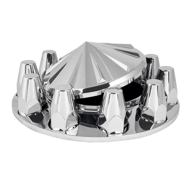 40205 Chrome Plastic ABS Front Axle Cover Set