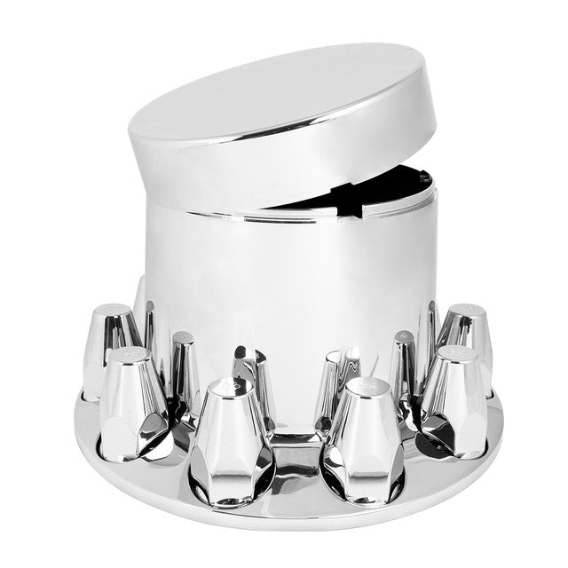 40210 Chrome Plastic ABS Rear Axle Cover Set