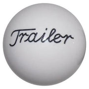 Font 1 Engraved Trailer Brake Knobs (5/8"-11 female threads) Twisted Shifterz (Choose Color) brake knob White Gray