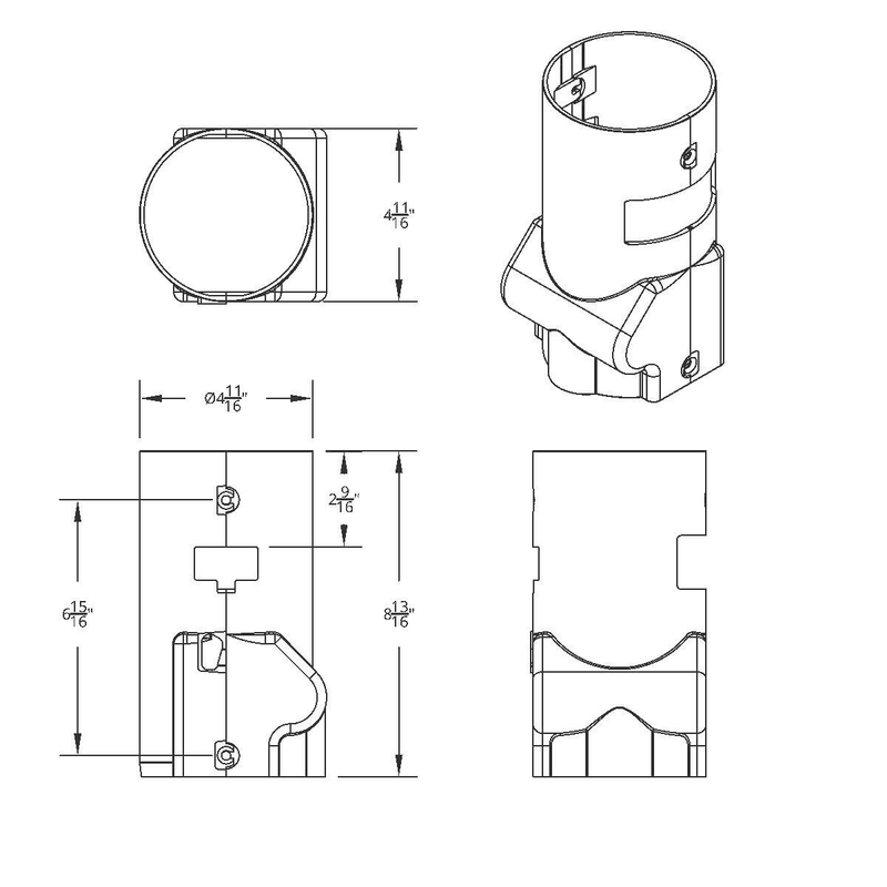 Chrome Middle Steering Column Cover For 2000-2017 International 8000/7000/5000 Series
