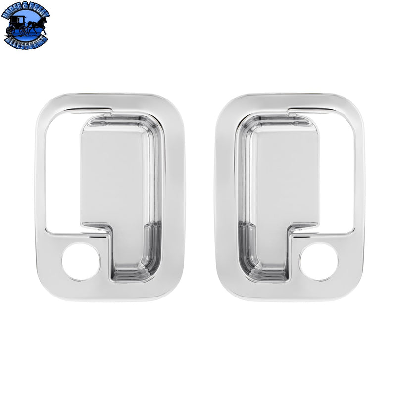 Chrome Exterior Door Handle Cover For 2003+ Kenworth & 2004+ Peterbilt Trucks (Choose Side)