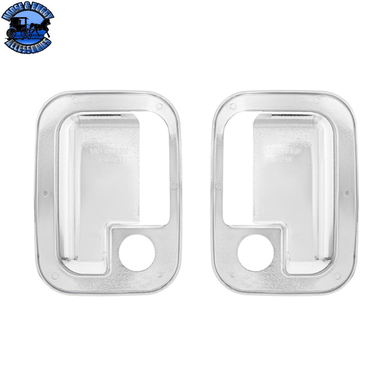Chrome Exterior Door Handle Cover For 2003+ Kenworth & 2004+ Peterbilt Trucks (Choose Side)