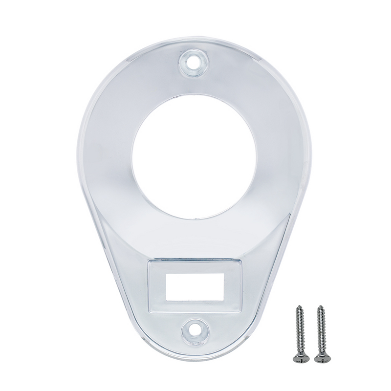 Cubierta de luz de techo estilo lágrima de plástico cromado para Kenworth T600/T660/T800/W900