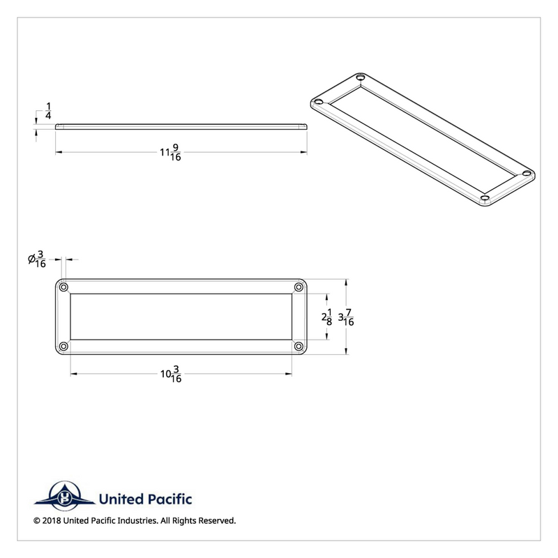 Chrome Plastic A/C Control Bezel