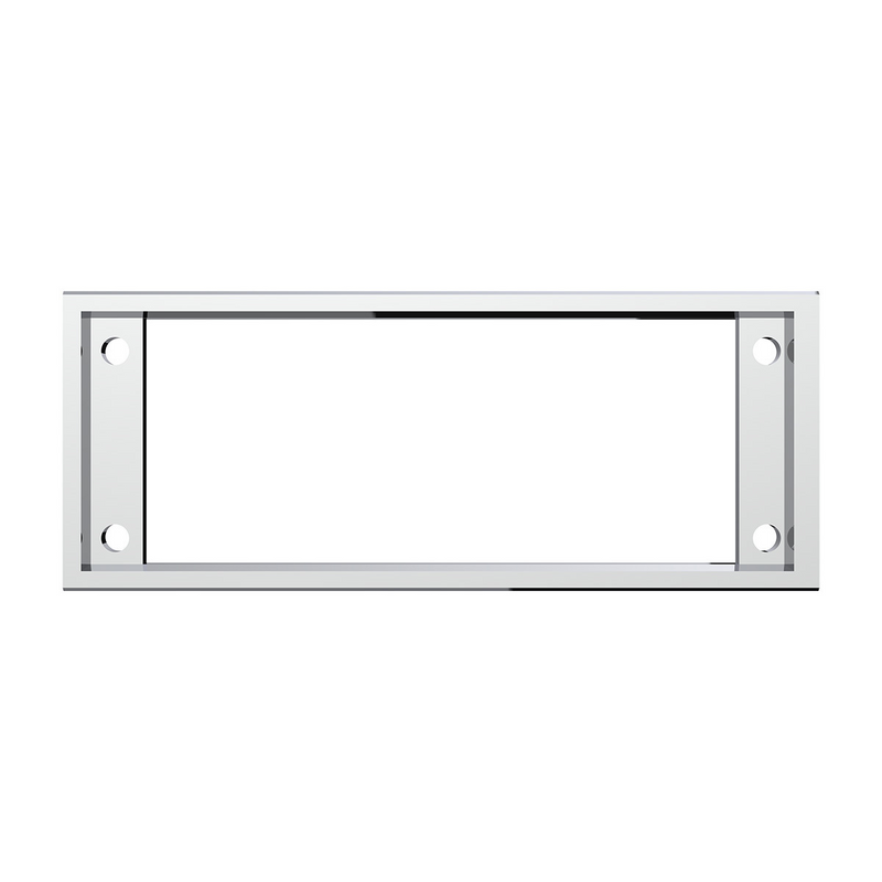Chrome Plastic A/C Control Dash Panel Bezel For Kenworth W900 (1990-2005) & T800 (1986-2005)