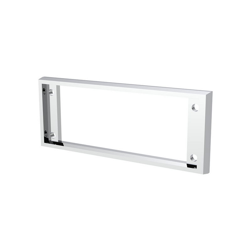 Chrome Plastic A/C Control Dash Panel Bezel For Kenworth W900 (1990-2005) & T800 (1986-2005)
