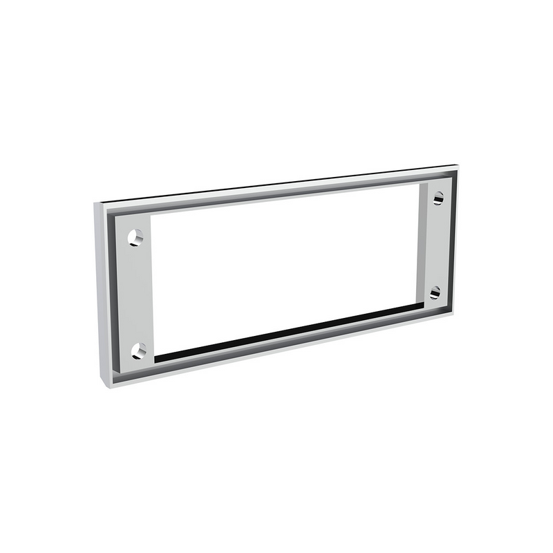 Chrome Plastic A/C Control Dash Panel Bezel For Kenworth W900 (1990-2005) & T800 (1986-2005)